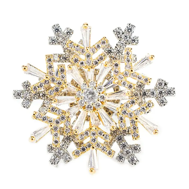 

Shiny Rotatable Cubic Zircon Snowflake Ring Open Adjustable Finger Accesories 634D