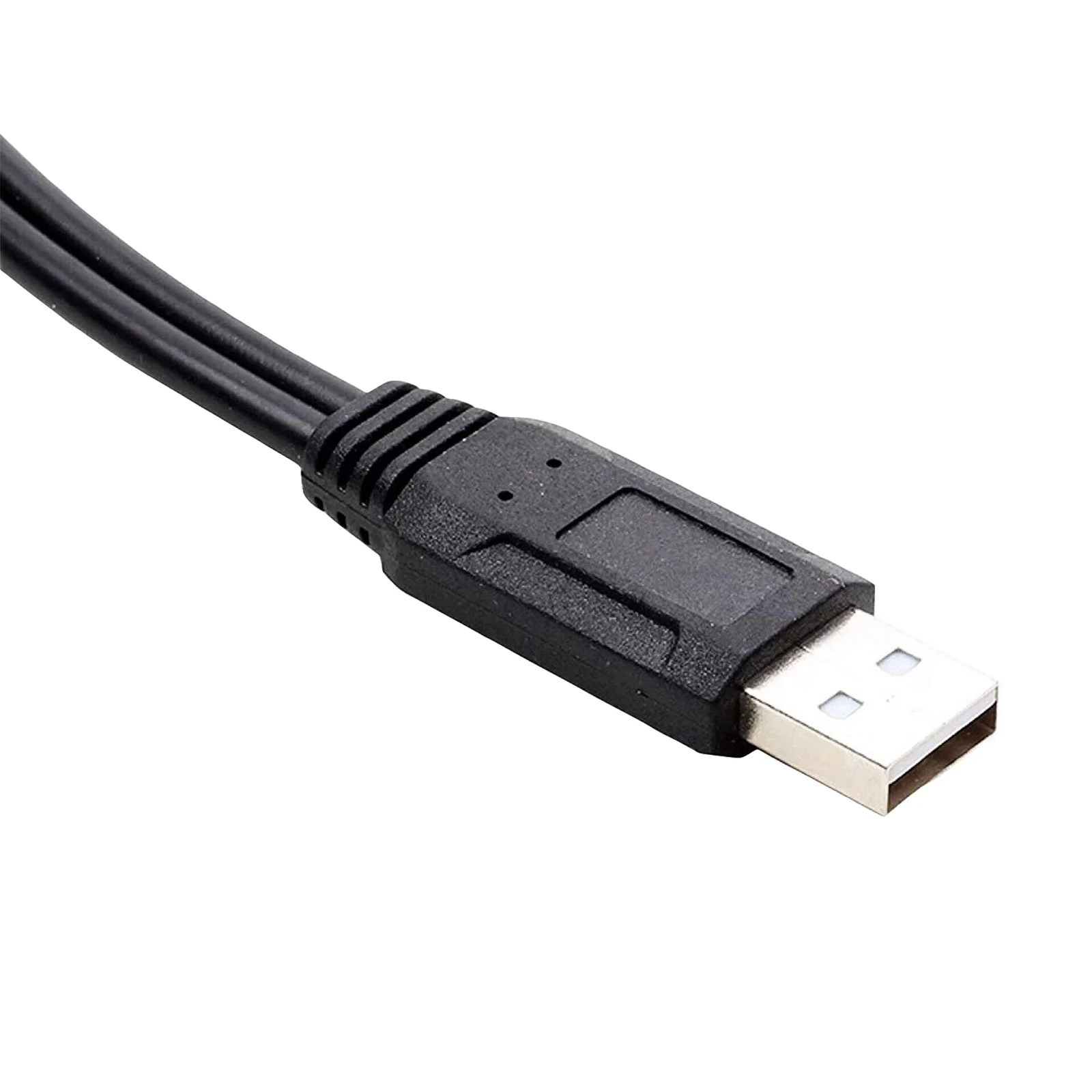 10 шт. черный USB 2,0 A штекер 2 двойной USB гнездовой разъем Y сплиттер концентратор Шнур питания Кабель-адаптер 33 см
