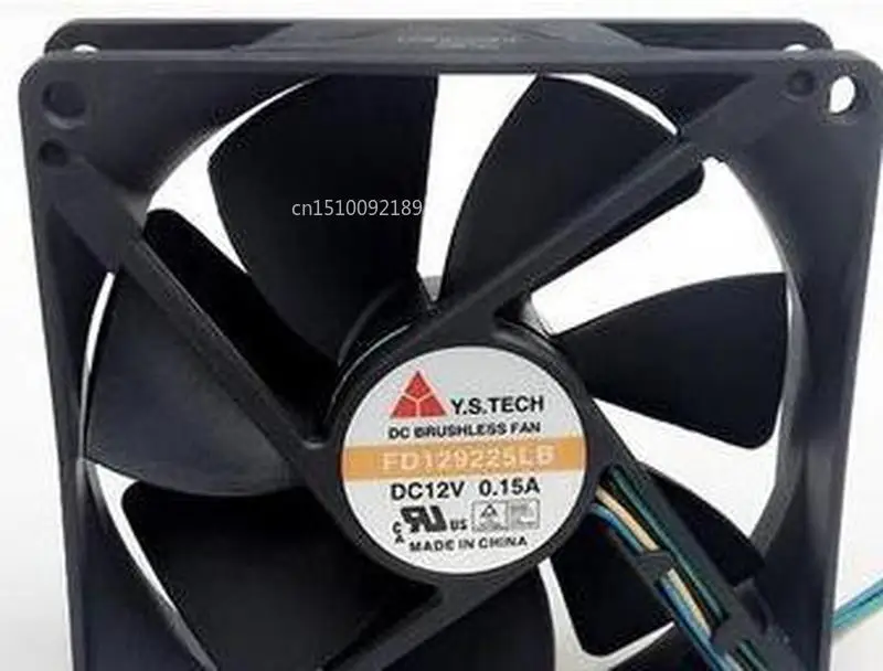 Для оригинального FD129225LB 12V0. 15A ШИМ тихий вентилятор 9 см 9225