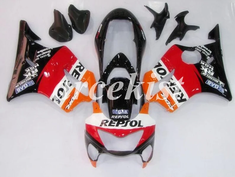 

New ABS Injection Mold Motorcycle Fairings Kit Fit for HONDA CBR600 F4 1999 2000 99 00 FS Red Orange