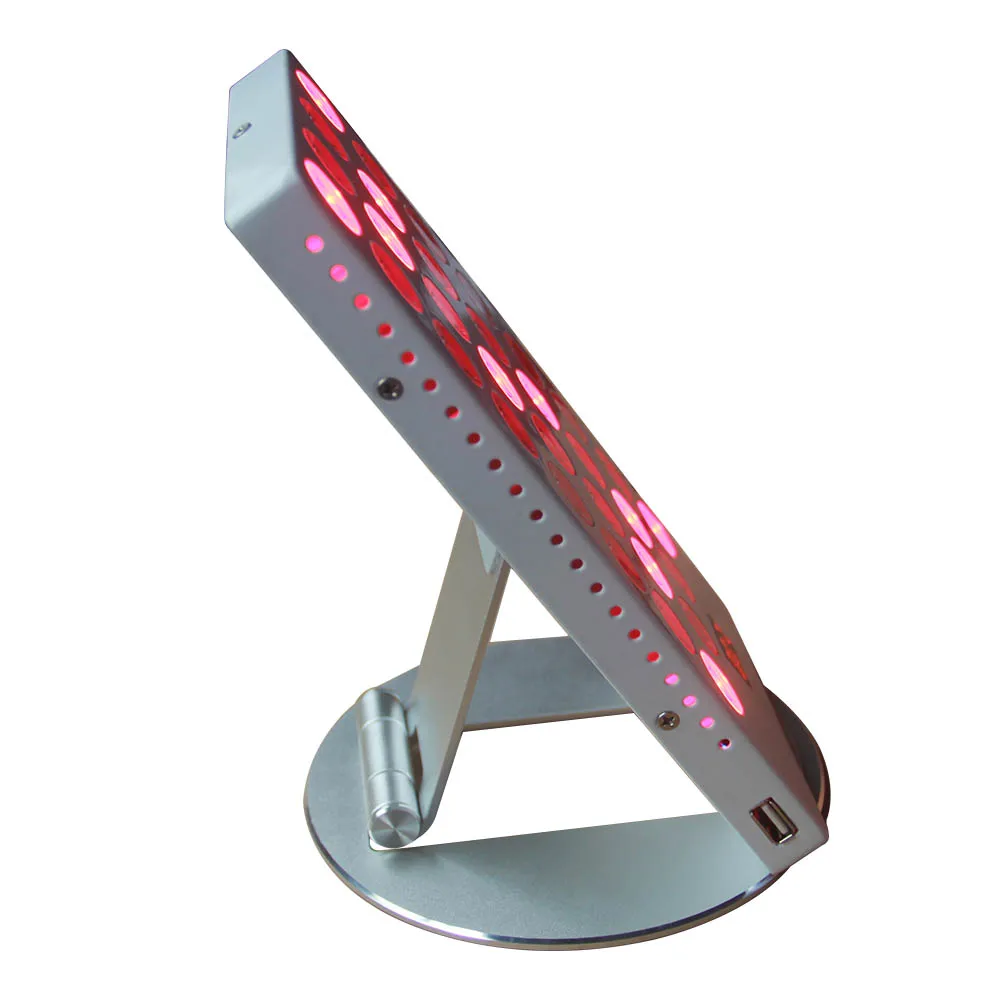 Mini 660nm 850nm office desk LED red light treatment with timer control skin care physiotherapy lamp