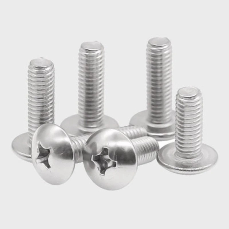 M5 304 Stainless Steel Phillips Pan Cross Drive Truss Head Machine Screw Bolts M5 304 Stainless Steel Phillips Pan Cross Drive Truss Head Machine Screw Bolts