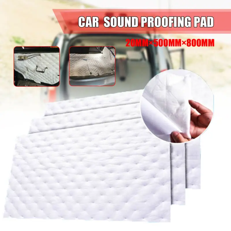 1pc Sound proof deadener Car Auto 20mm Noise Insulation Dampening Pad Mat