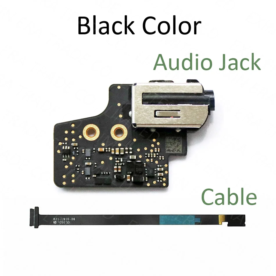 hdmi to rca Genuine A1534 Audio Jack Board + Flex Cable 820-4049 821-1910-A 821-00885-A for MacBook Retina 12" 2015-2017 923-00403 923-00440 usb c data cable