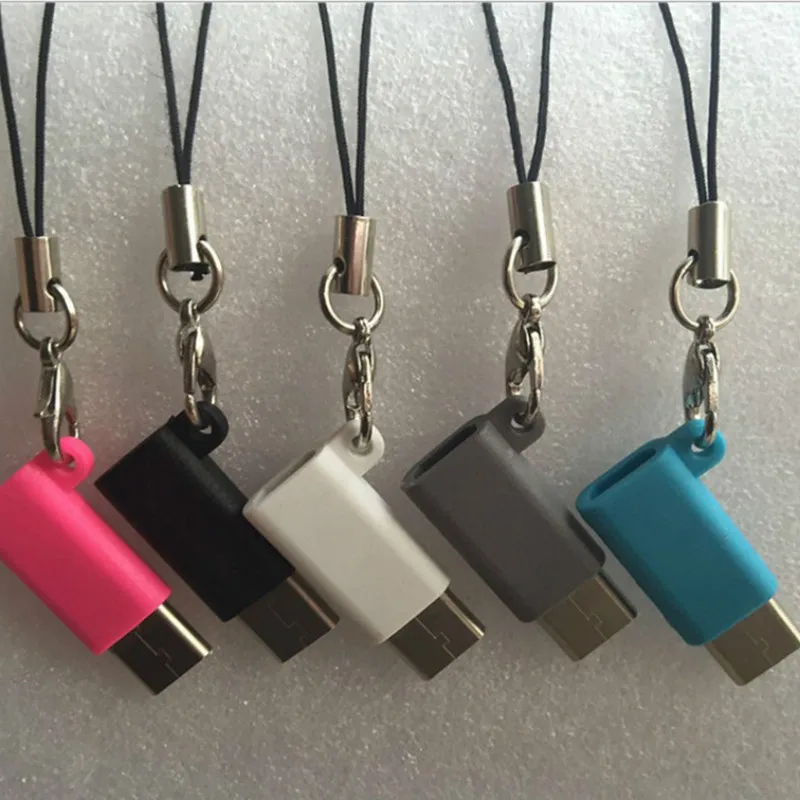5 шт. Micro USB Женский к type C 3,1 штепсельный кабельный переходник зарядка USB C конвертер для samsung S8/LG Huawei ZTE letv xiaomi