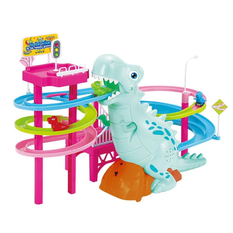 

Musical Dinosaur LED Race Toy Adventure Puzzle Toy Birthday Gift Christmas Gifts For Kids