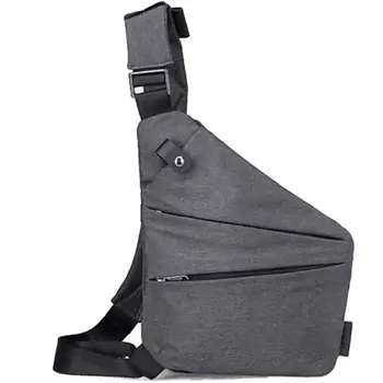 

Men Fashion Left Right Chest Bag Outdoor Sport Sling Shoulder Multifunction Crossbody Pack