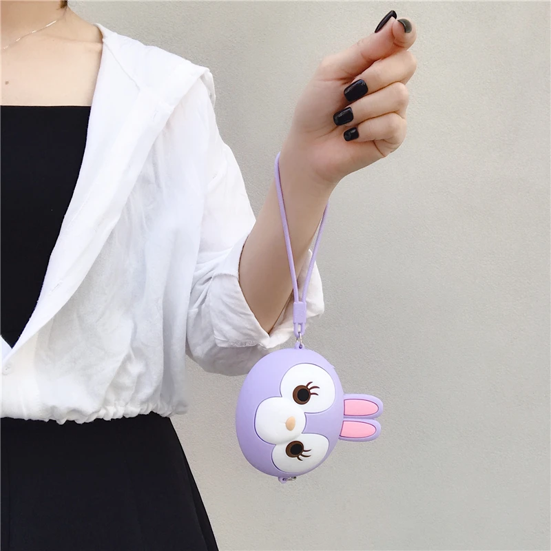 purse Women Wallet Small Silicone Purse Female Circle Mini Cute Earphone Box Ladies Zipper Money Pouch Portable Makeup Clutch Bags - Цвет: purse