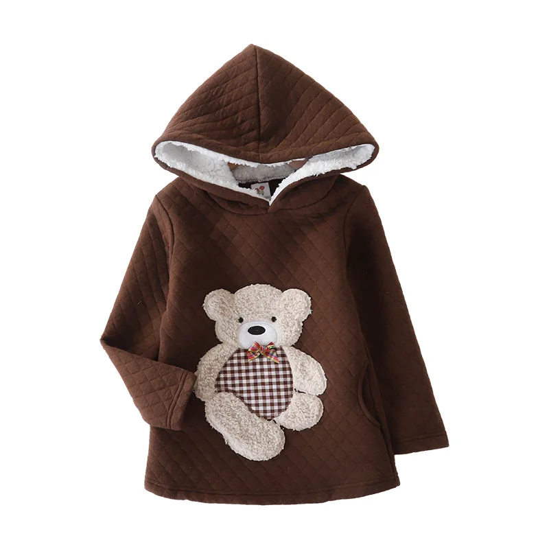 

Winter Warm Girls Casual Hoodies Children Tops Long Sleeve Sweatshirts For Girls