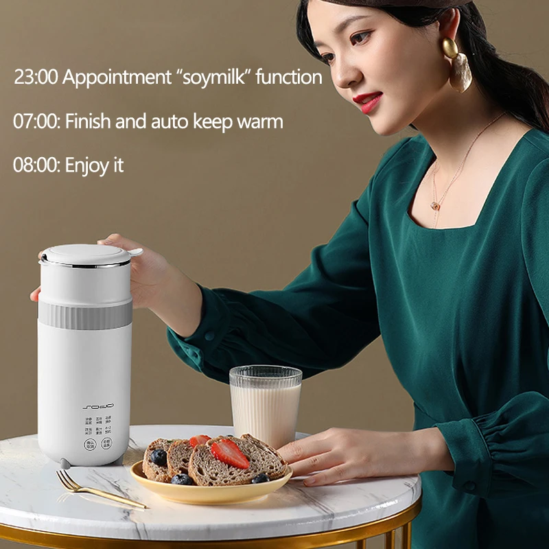 220V Soymilk Maker Electric Juicer Blender Multicooker Automatic Soya-Bean Milk Machine Appointment Rice Paste Maker Free-filter
