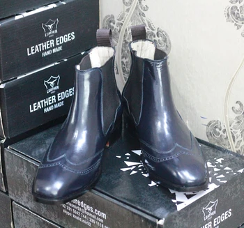 

Men's Retro Multiple Buckle Retro Ankle Boots-Black Friday Brogue Shoes Spring Vintage Classic Male Casual HA174