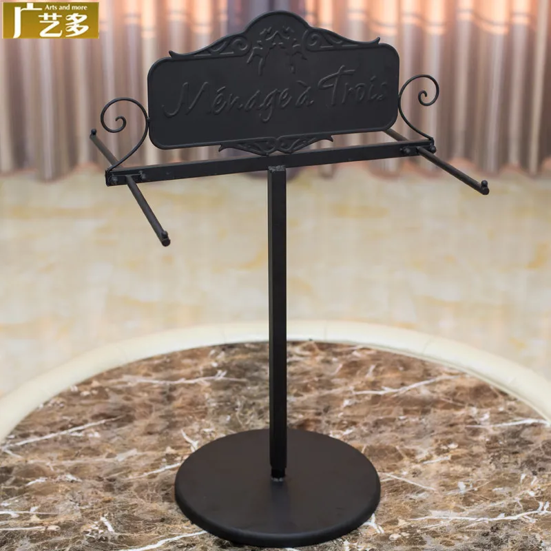 

Economic cheap table Metal Cloth Hanging Clothes Rack Underwear Display