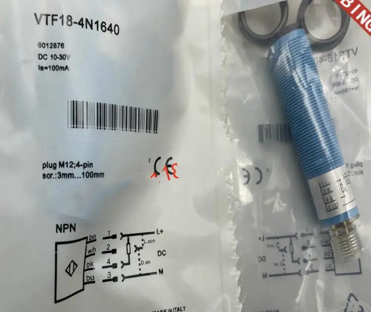 2pcs 새로운 고품질 광전 스위치 아픈 VTF18-4P1640 VTF18-4N1640 VTF18-3F1640