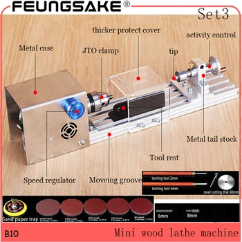 

DIY Wood Lathe Mini Lathe Machine Polisher Table Saw for polishing Cutting,metal mini lathe/wood drilling polishing big power