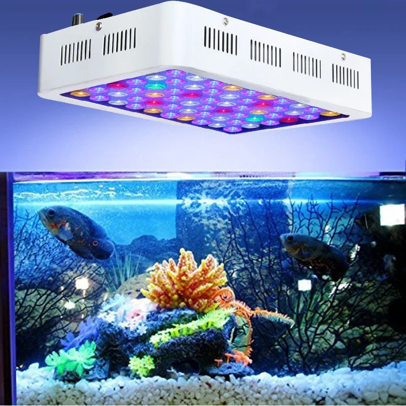 AC85-265V Freshwater Saltwater LED Aquarium Dimmable led Grow Light 180W Marine Fish Tank Aquarium Dimmer Lighting