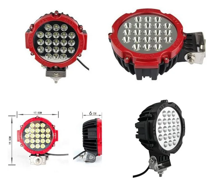 

Car LED Front Bumper Lights Auxiliary Spotlights Work Light Inspection Lamp 63w Spotlights Spotlight Floodlight
