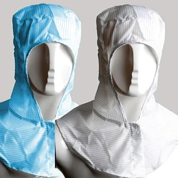 

Anti-static Shawl Cap Cleanroom Dustproof work Cap Waterproof Antivirus Headgear Cap Protective Shawl Head Cap