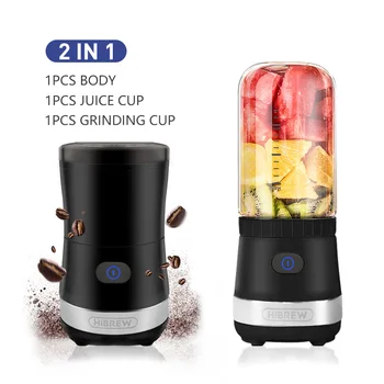 

2-in-1 portable Bean grinder and juice machine，Coffee bean grinder