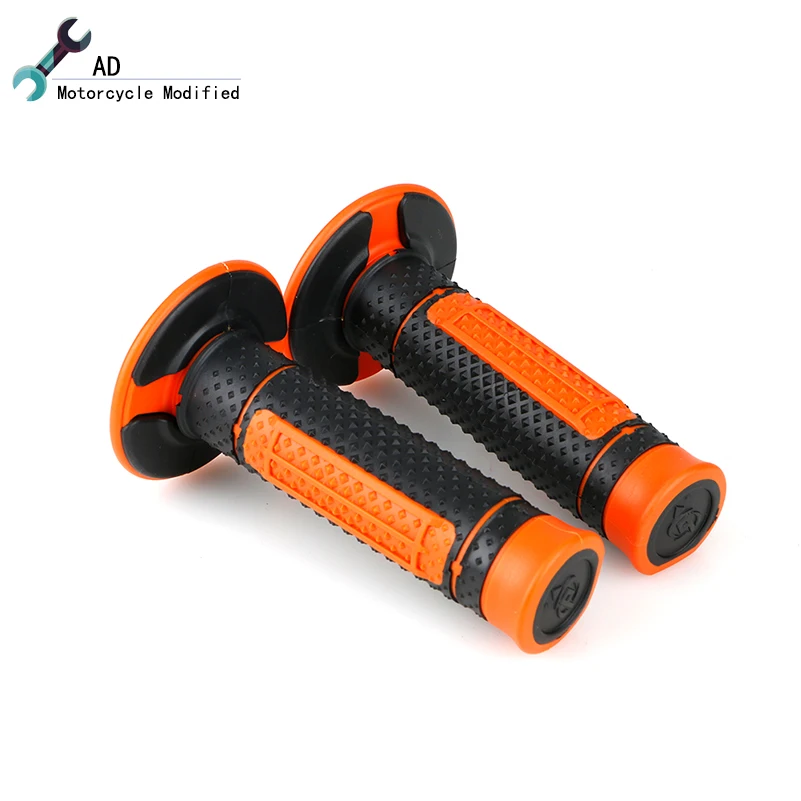 7/" 22 мм мотоциклетные Резиновые Ручки гелевые для KTM Duke 125 200 250 390 EXC EXCF SX SXF XC XCF XCW 2004- оранжевый