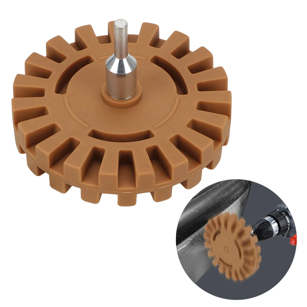 

Auto Repair Paint Tool For Car Glue Stickers And Decals Polishing Wheel Decal Remover 1/4" Shank Rubber Eraser Whee 20mm