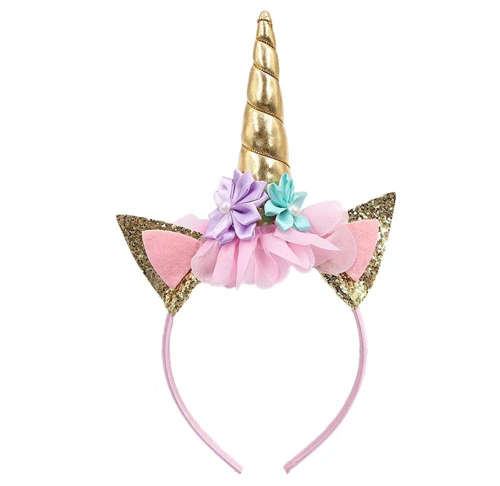 

Girl Party Headdress Decorative Flower Hairband Kids Girls Princess Headbands Headwear Accessories Baby Gifts