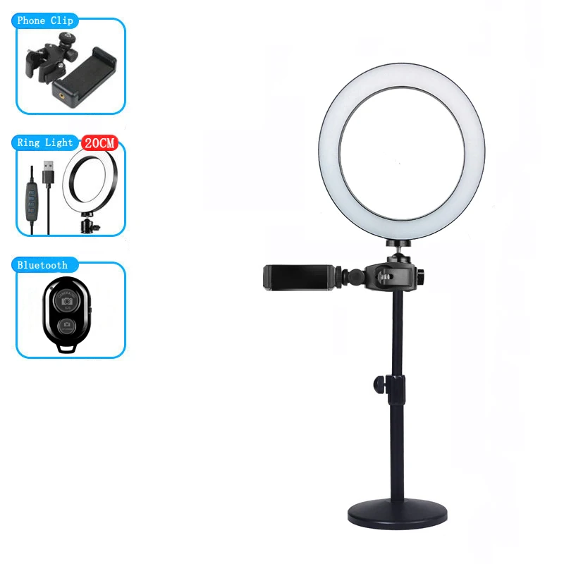 Настольная лампа для фотостудии 80 шт. светодиодный светильник-кольцо с