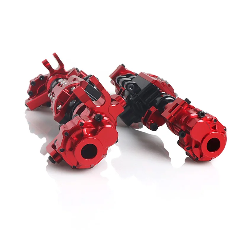 Для TRX4 алюминиевые передние и задние дверные валы для 1/10 радиоуправляемых гусеничных транспортных средств Traxxas TRX-4 обновление оси