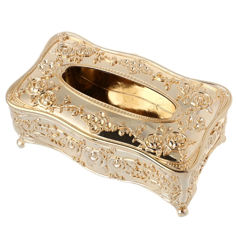  Luxury European Style Acrylic Tissue Box KTV Handkerchief Toilet Paper Holder