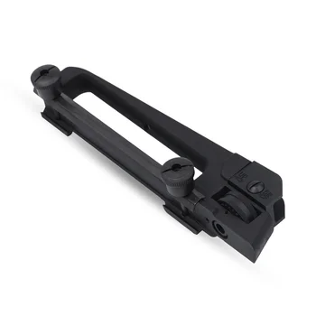 

AR15 Metal Detachable Black Carry Handle Dual Apertures Picatinny Rail Combo Mount for Gel Blaster Hunting Parts
