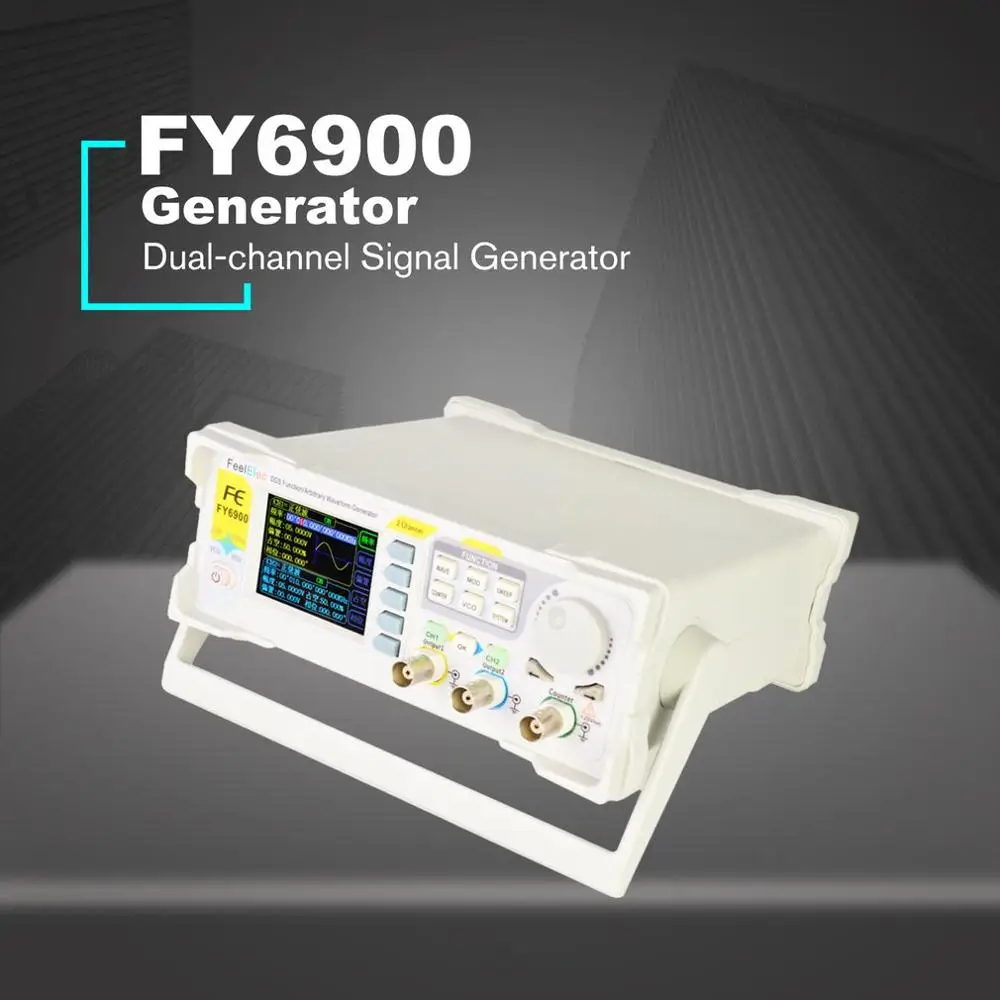 FY6900-60M DDS Signal Generator Dual-Ch 0.01-100MHz Arbitrary Waveform Pulse 