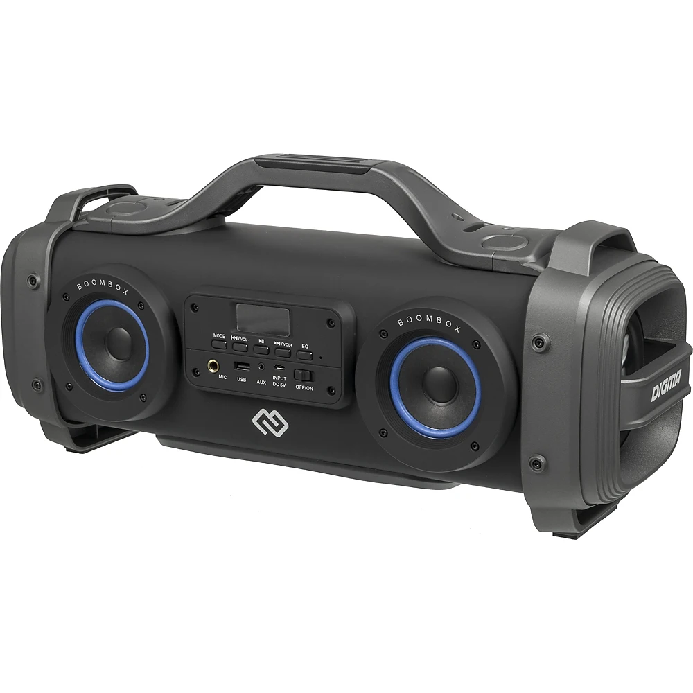 Колонка порт. Digma S-38 черный 60W 1.0 3.5Jack/USB 4400mAh
