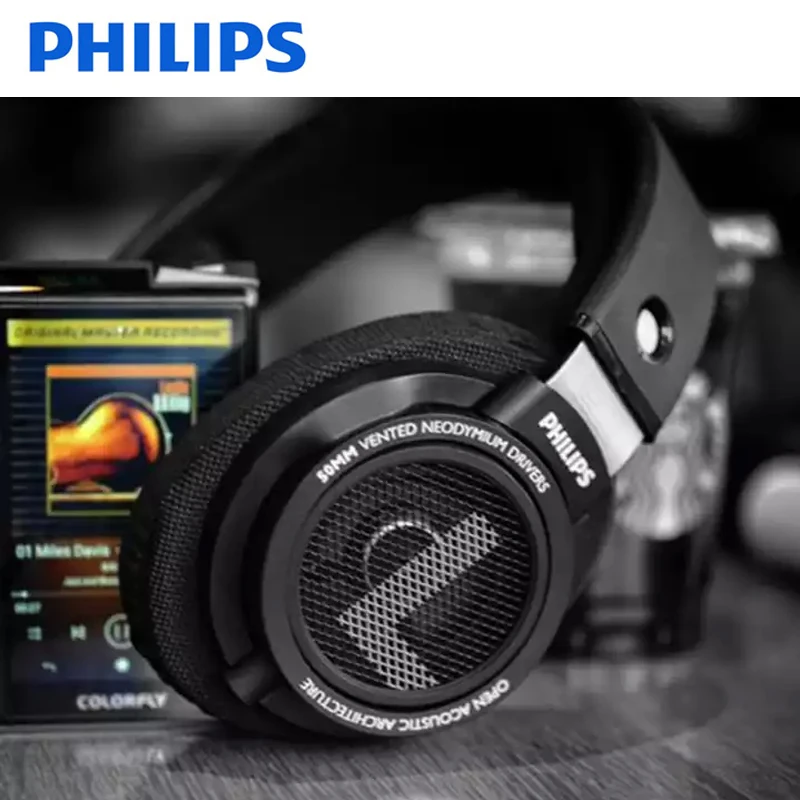 Профессиональные наушники Philips SHP9500 с длинным проводом 3 м шумоподавлением для
