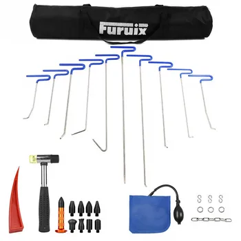 Buy Tools Rods Hooks Car Crowbar Pump Wedge Hand Toolkit Paintless Dent Repair Tools Dent Removal Tool Set Repair Hammer