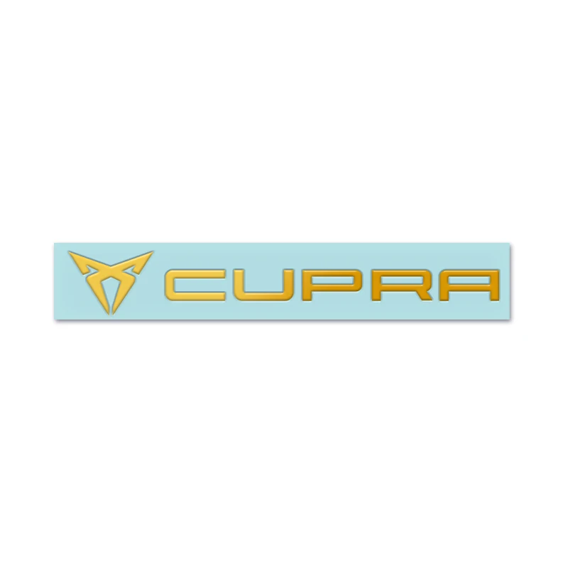 Автомобильный Стайлинг 5 шт. 3D никелевый металлический сплав для Cupra эмблема наклейка для Seat Leon mk3 X-Perience FR украшения аксессуары - Название цвета: Gold