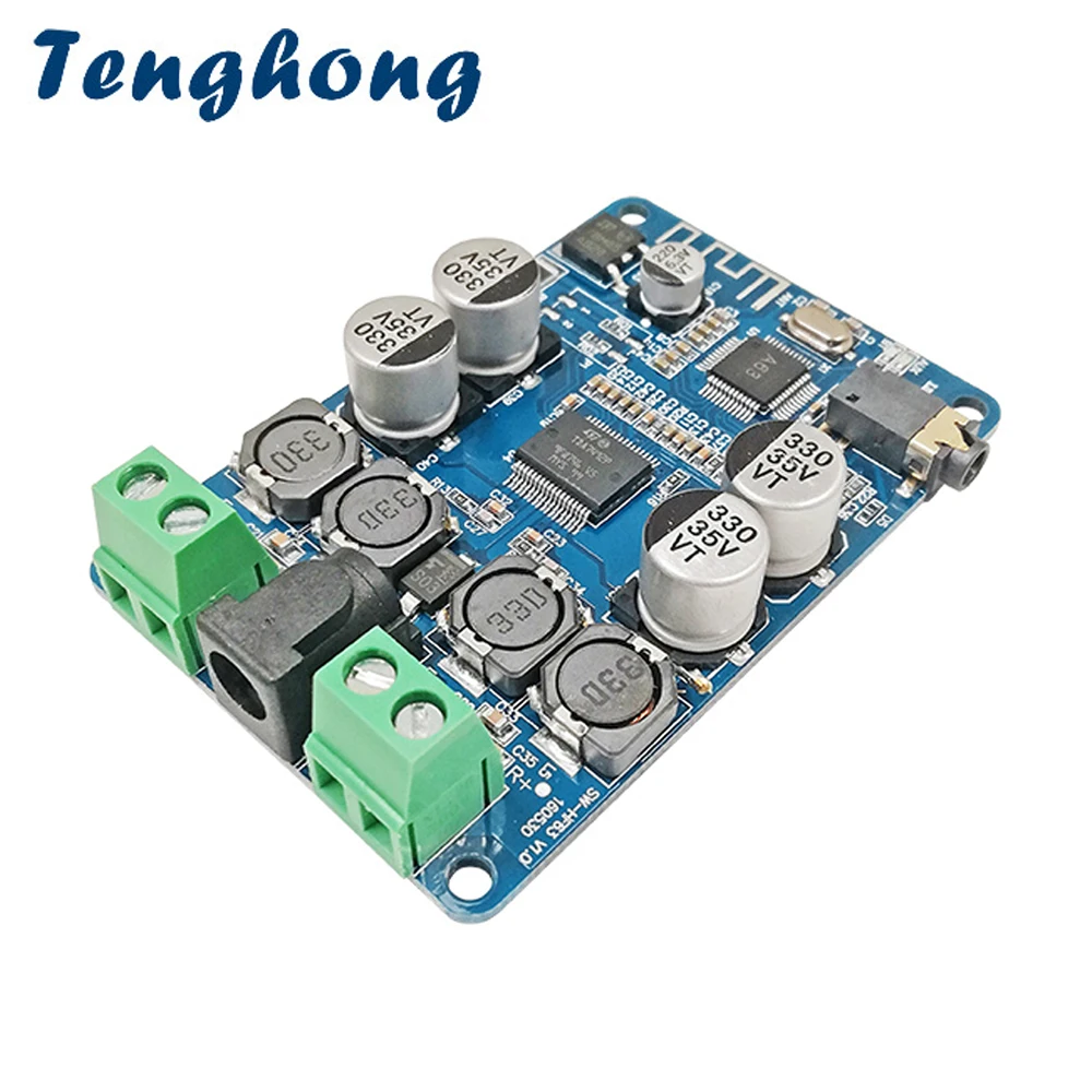 

Tenghong TDA7492P Bluetooth Amplifier Audio Board 25W*2 Speakers Modified Music Receiver Power Amplifier Boards Dual Channel AMP