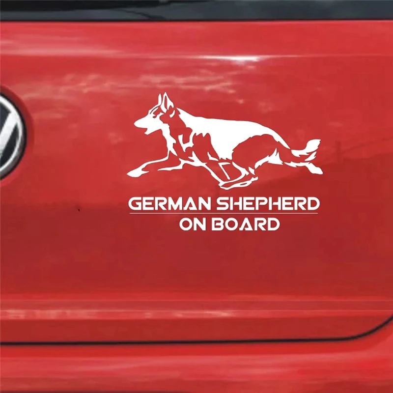 CS-1615#20*14см наклейки на авто German Shepherd on board водонепроницаемые наклейки на машину наклейка для авто автонаклейка стикер этикеты винила наклейки стайлинга автомобилей украшения