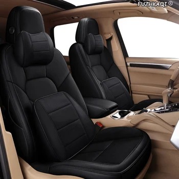 

FUZHKAQI Custom Leather car seat cover For AUDI A4 A3 A6 Q3 Q5 Q7 A1 A5 A7 A8 TT R8 Automobiles Seat Covers cars seat protector