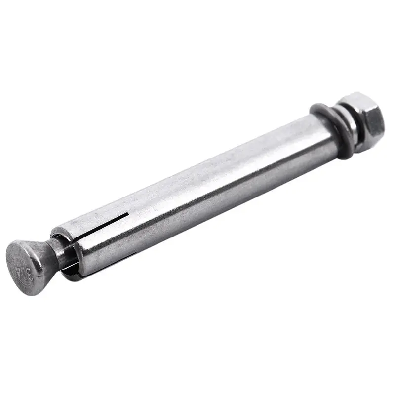 2 шт нержавеющая сталь Raw style Shield Anchor Eye болты M6 x 82 мм, серебро