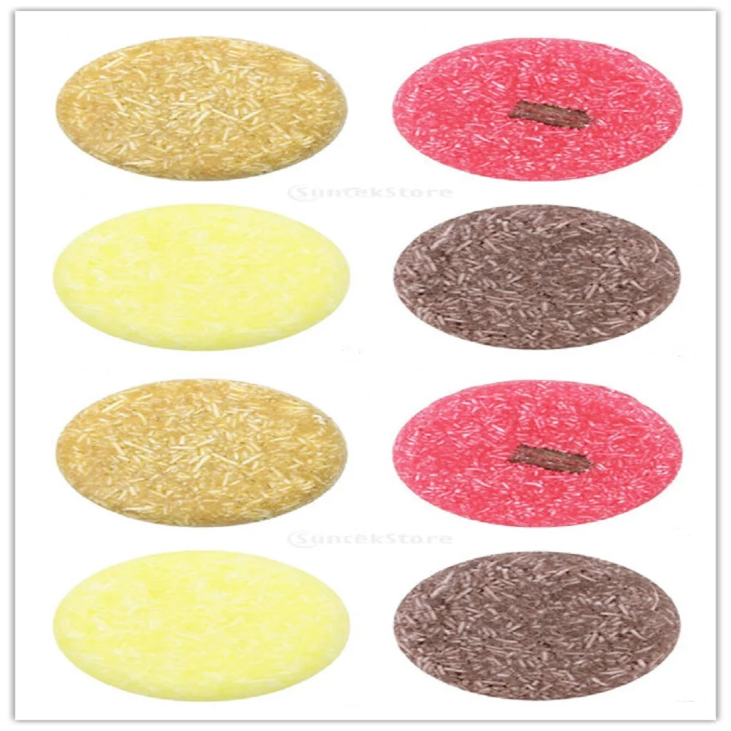 8Pcs Organic Handmade Solid Shampoo Soap Bar Anti-Dandruff Plant Essence