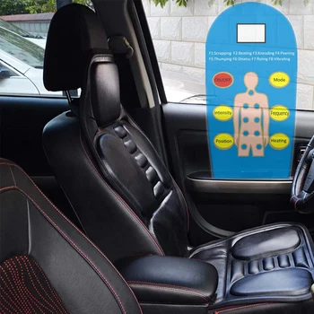 

12V Car Massage Seat , Electric Multifunction Heated Massage Seat Body Massage Pad Back / Waist / Leg / Neck Massage Relaxation