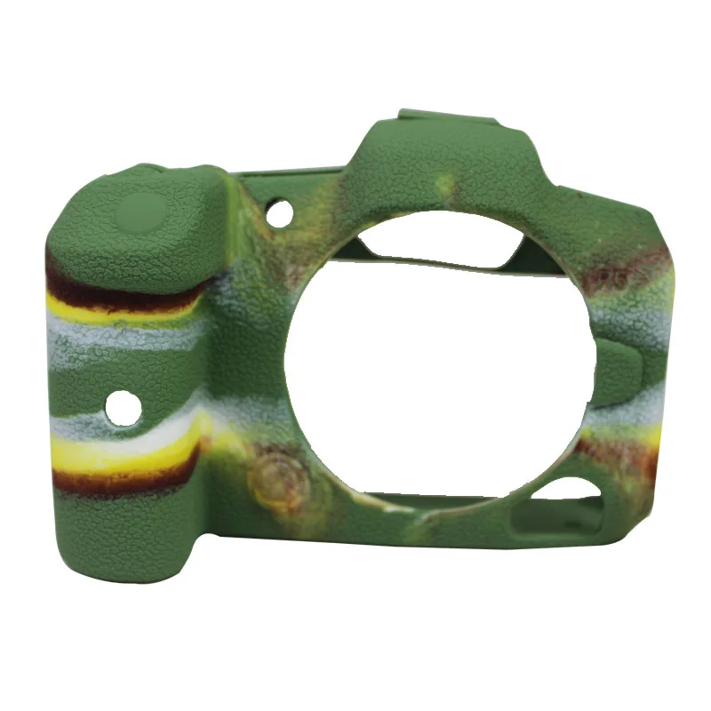 for Canon EOS R5 Camera Cover Silicone Protective Body Case High Grade Litchi Texture For Canon EOS R5 Camera Protector Cover (8)