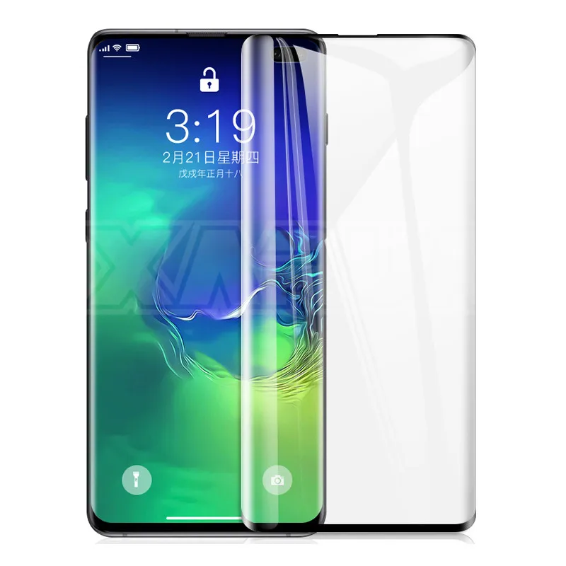 100D полная защита экрана закаленное стекло для samsung Galaxy S8 S9 S10 Plus S10e стекло A6 A8 S7 Edge стеклянная пленка чехол