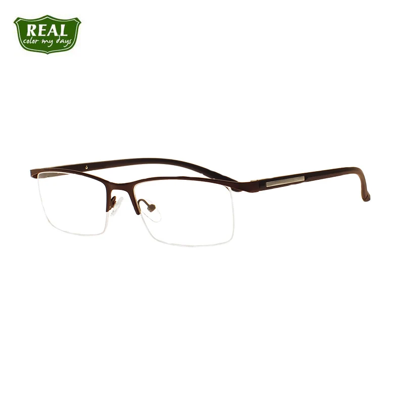 China Factory Wholesale Fashion Halfrim Metal Frame Men Eyeglass Optical Glasses | Аксессуары для одежды