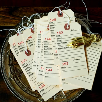 

5Pcs/Set White Numbers Card Label Tag DIY Craft Scrapbooking Album Journal Happy Planner Decorative Paper Tags