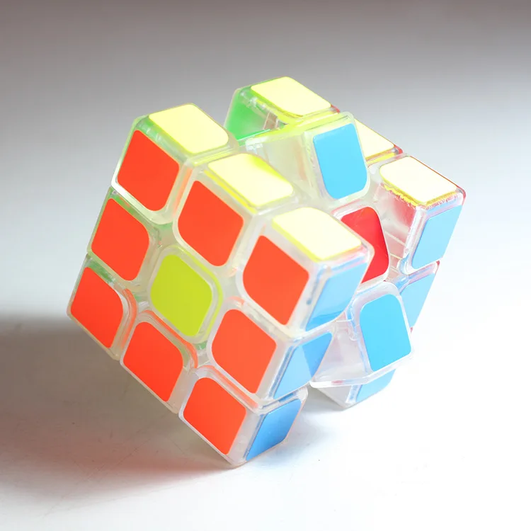 Zcube 3x3x3 профессиональный кубик Rubikss скорость прозрачная наклейка волшебный куб Рождество Technic головоломка игрушка Подарки для детей c