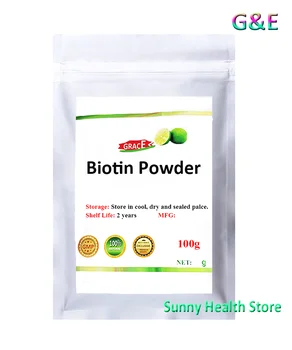 

High Quality Biotin Powder,Vitamin H,Cure Hair Loss,coenzyme R,Vitamin B7,D-Biotin,Hair Nutrition Supplement,Free Shipping