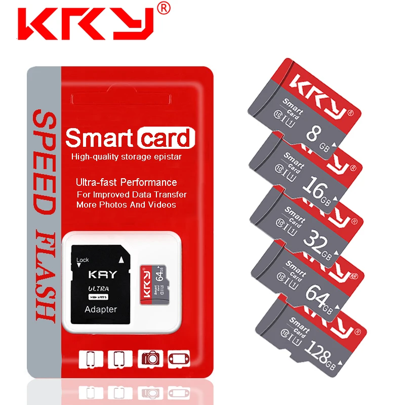 Карта памяти Microsd 128 Гб 64 ГБ 32 ГБ 16 ГБ 8 ГБ Micro SD TF карта 8 16 32 64 128 ГБ C10 флэш-карта Cartao De Memoria с адаптером