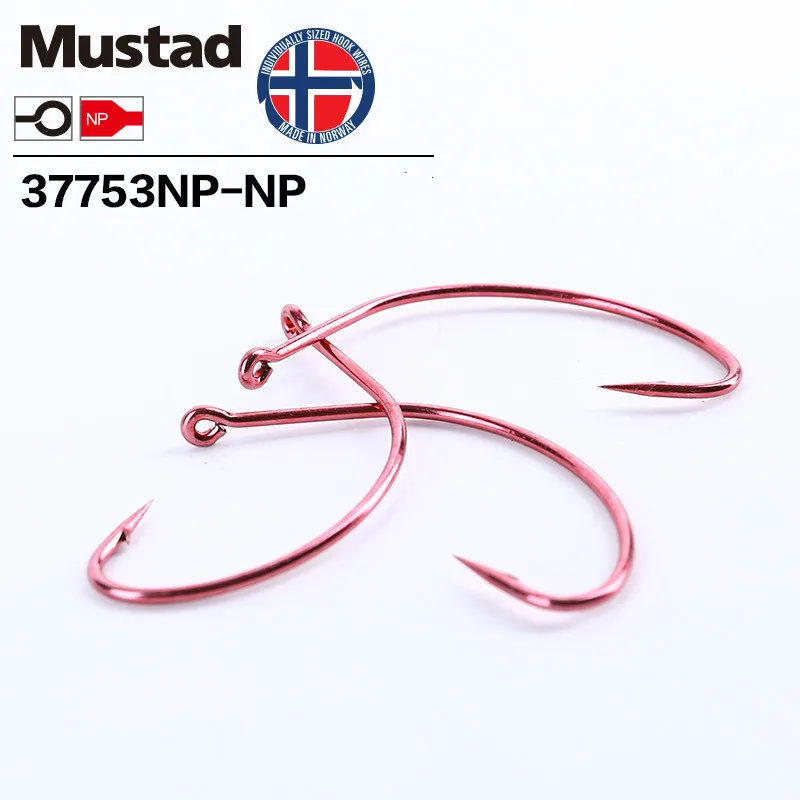Mustad Norway Origin широкий зазор KAHLE джиг крючок приманки сельди Осетровые рыболовные крючки, 6-7/0#, 37753NP-NP