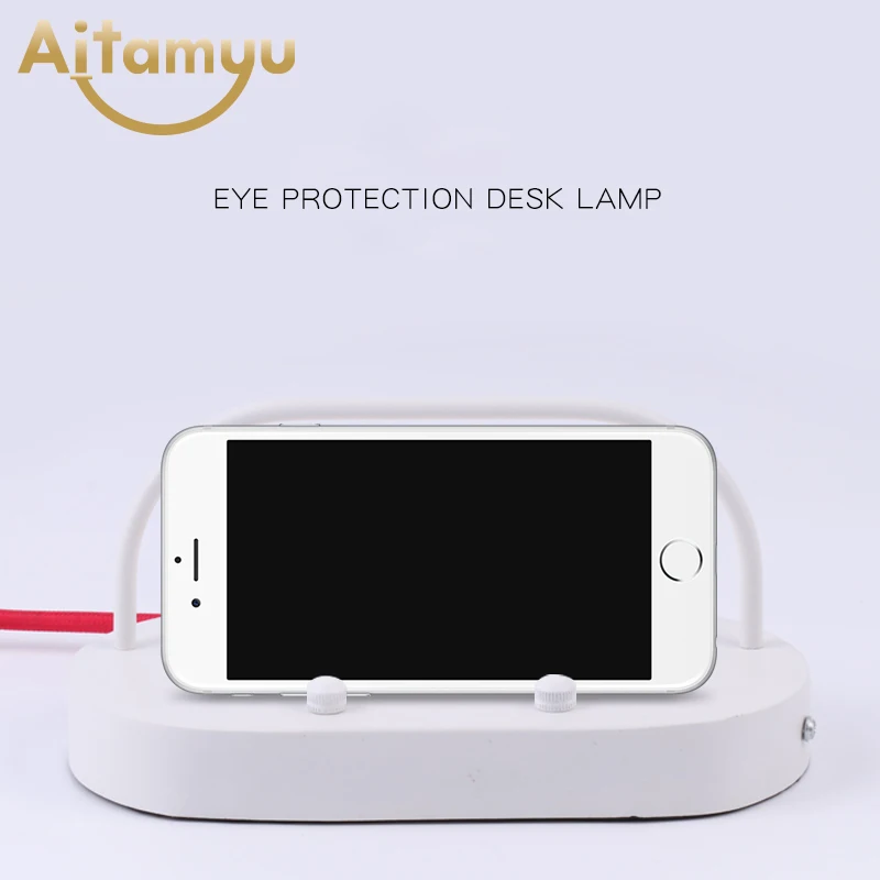 

Portable Hang Lamp Wireless Charging Table Lamp Night Light Fold Adjustable Dimmable Wood Table Night Led
