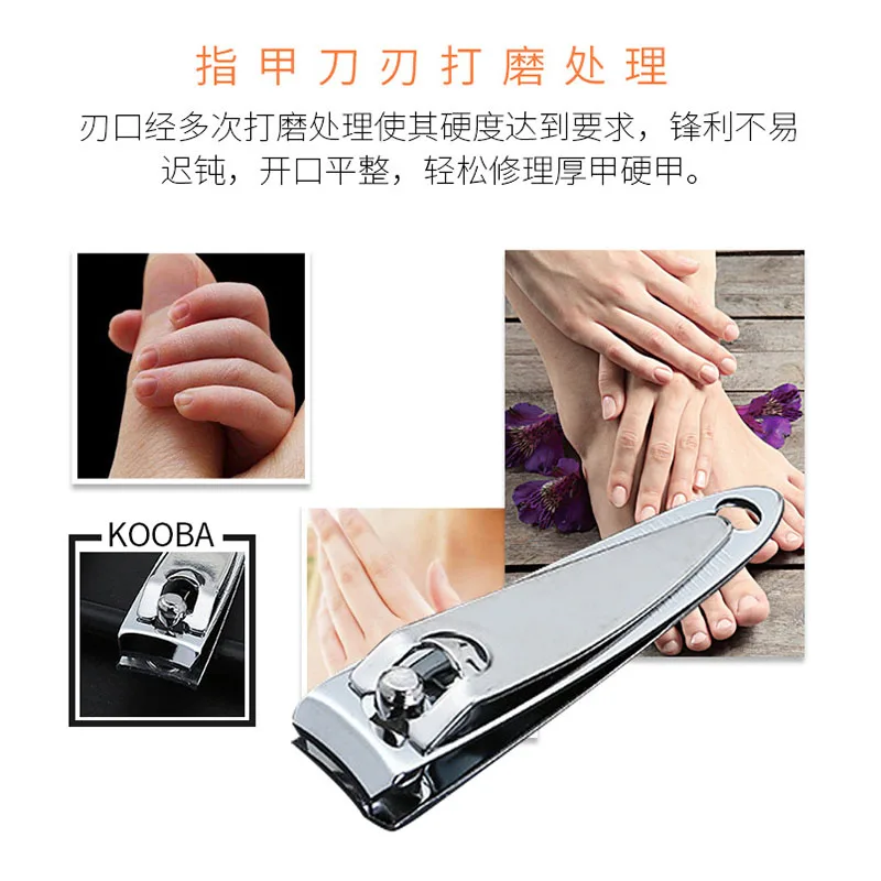 

Stainless Steel Hand Toe Nail Clipper Cutter Trimmer Manicure Pedicure Care Scissors Practical Daily Household Toenail Clippers